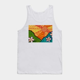 Plumeria Fields Tank Top